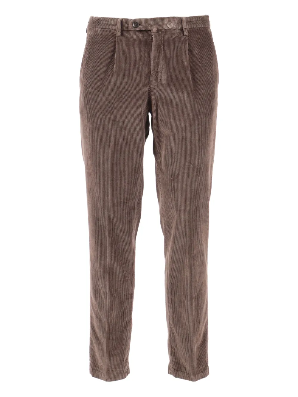 Briglia 1949 pleated corduroy trousers | Brown | Image 1