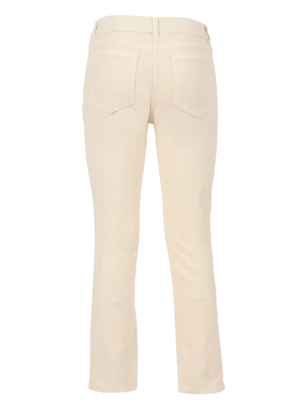 ASPESI Straight broek met knopen - Beige