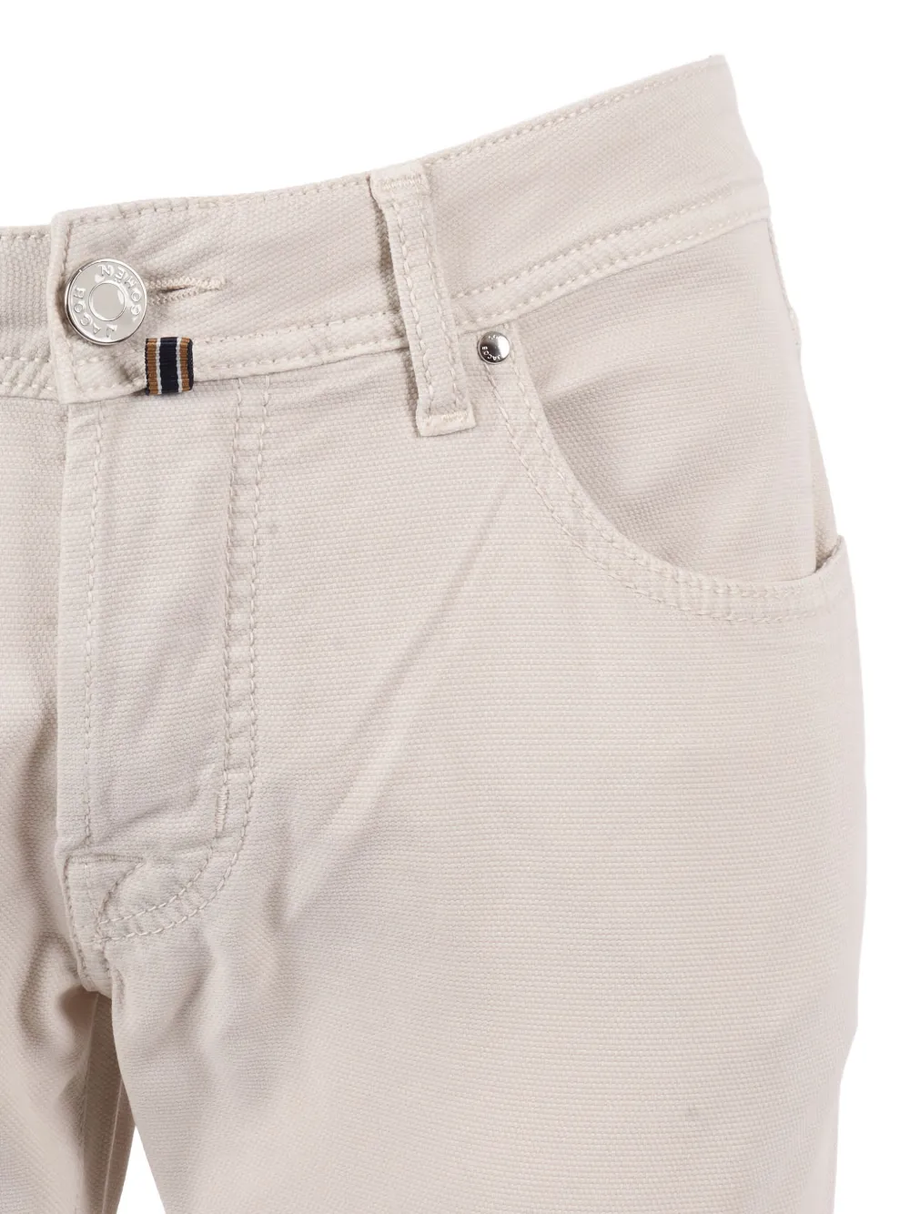 Jacob Cohën Nick jeans met vijf zakken Beige