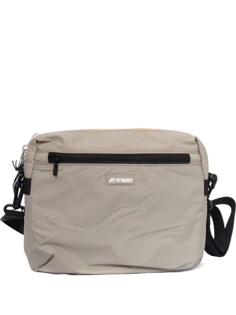 K-Way zipped messenger bag