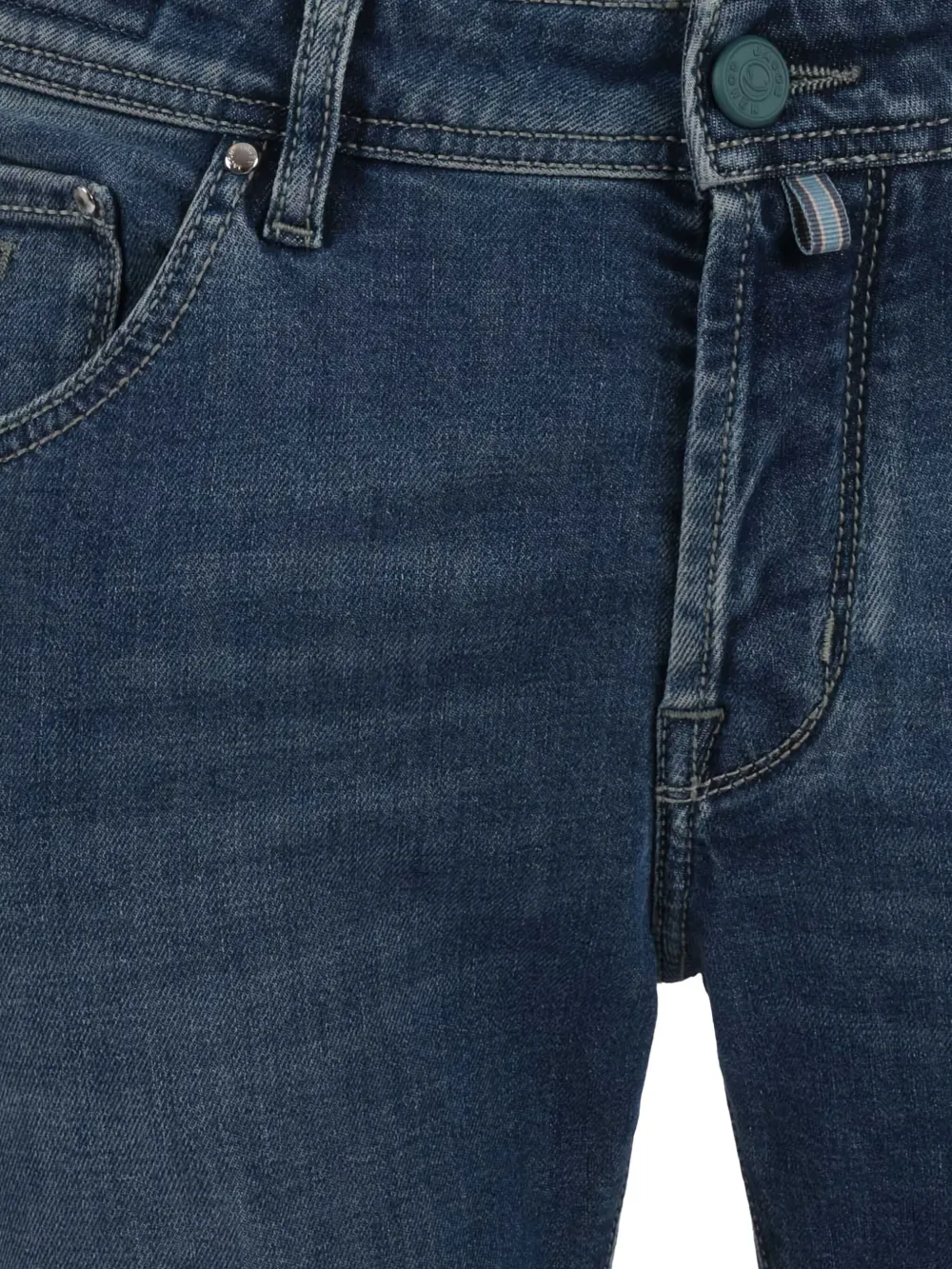 Jacob Cohën Denim jeans met vijf zakken Blauw