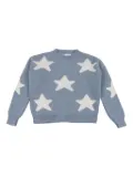 MAGIL star-jacquard sweater - Blue