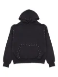 MSGM Kids studded fleece hoodie - Black