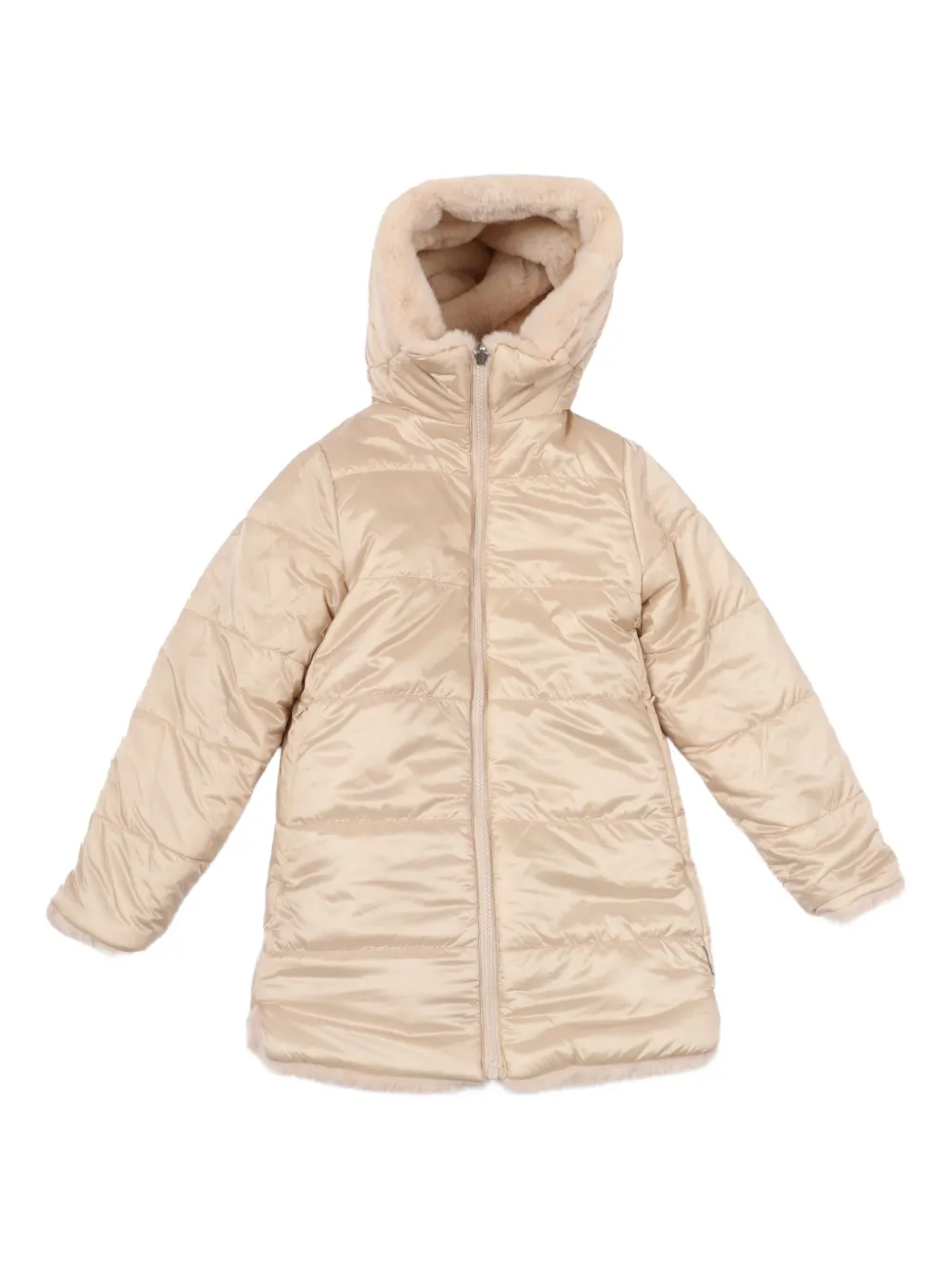 Save The Duck Kids Flora coat | Girls Faux Fur Coats | Image 2