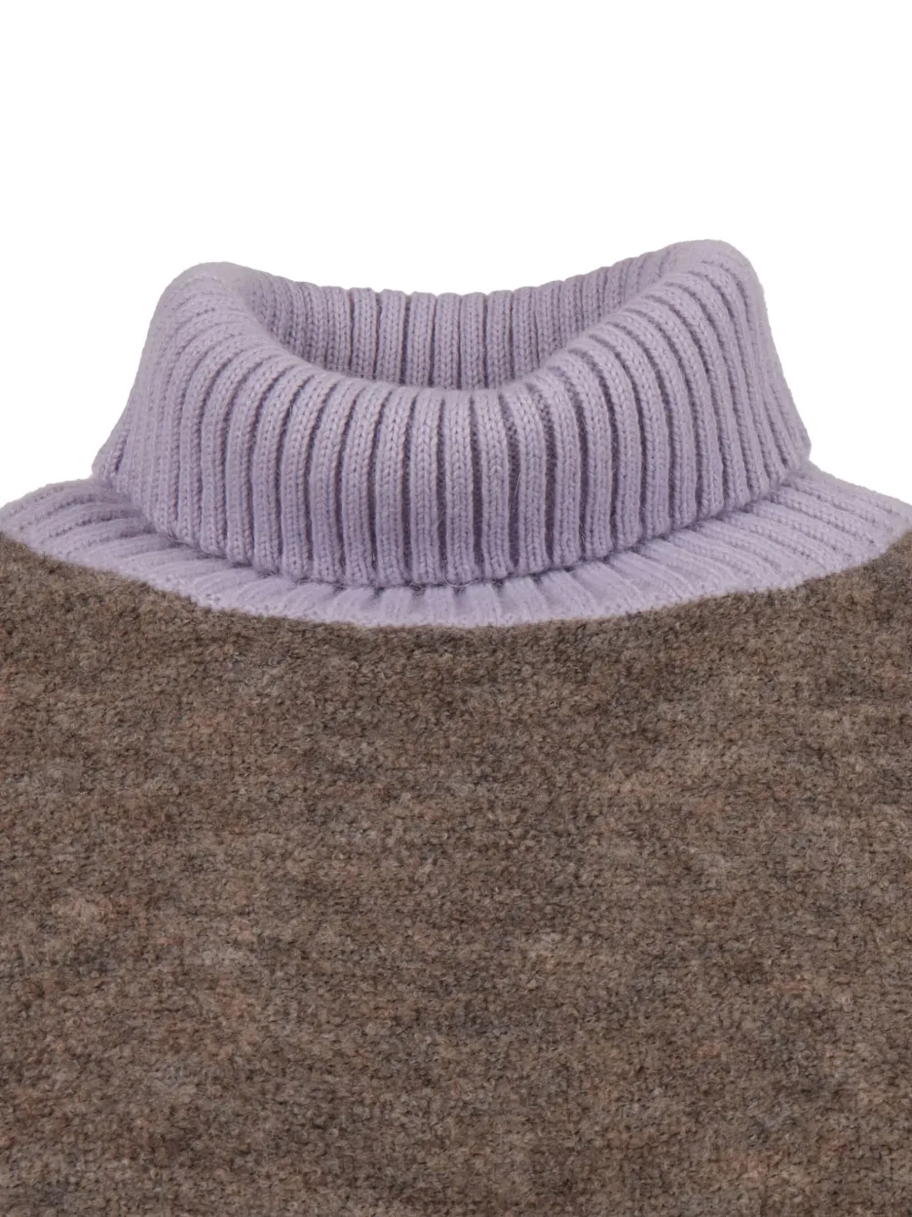 K-way Grazay Turtleneck Sweater In Brown