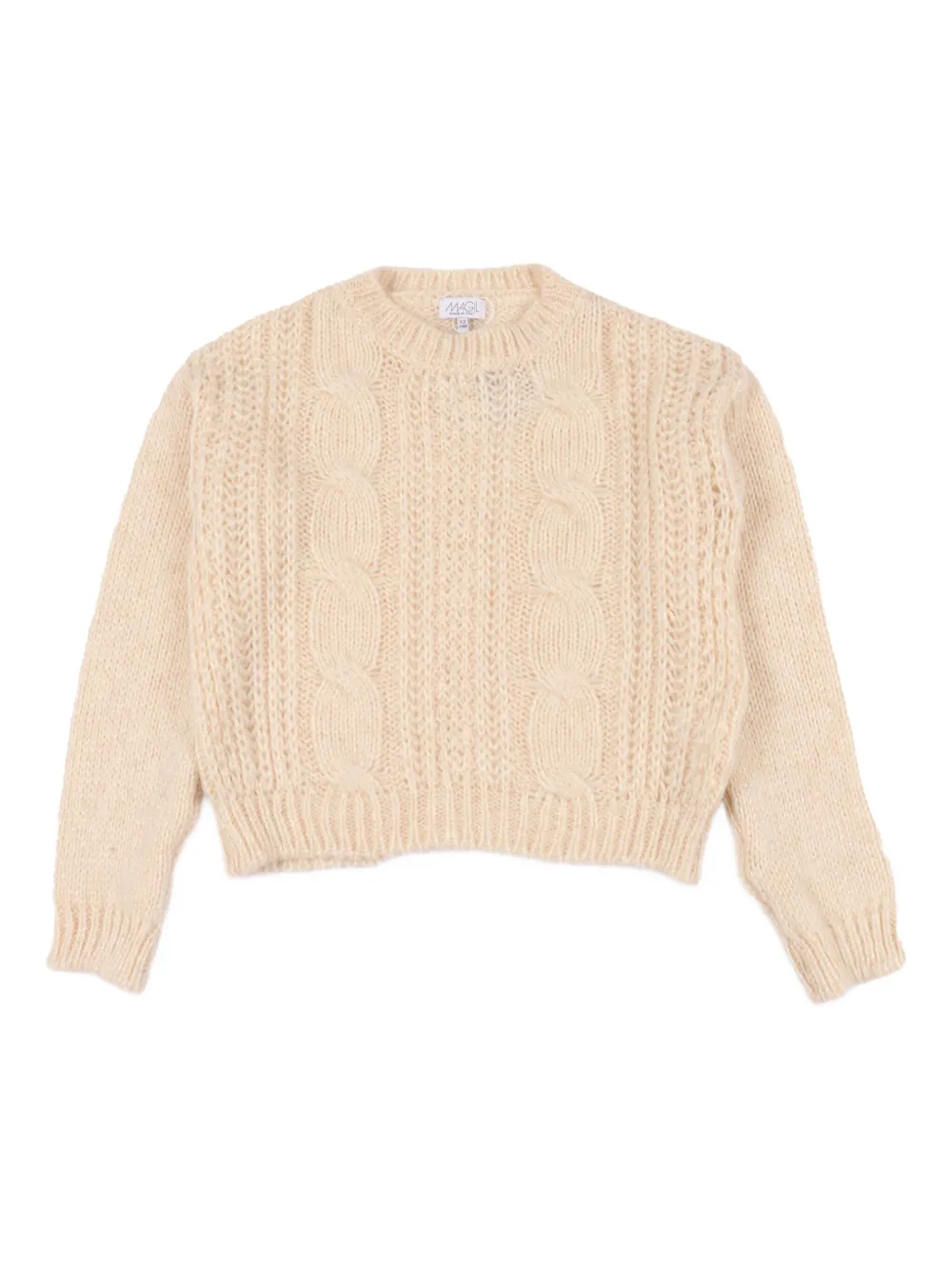 MAGIL cable-knit crew-neck sweater | Neutrals | Image 1