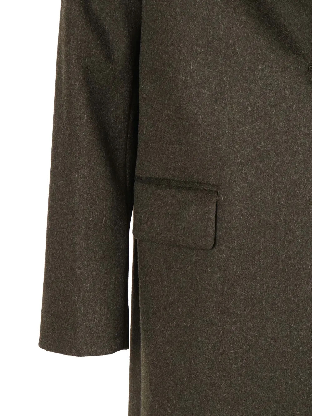 Aspesi Three-button Wool Coat In Gray