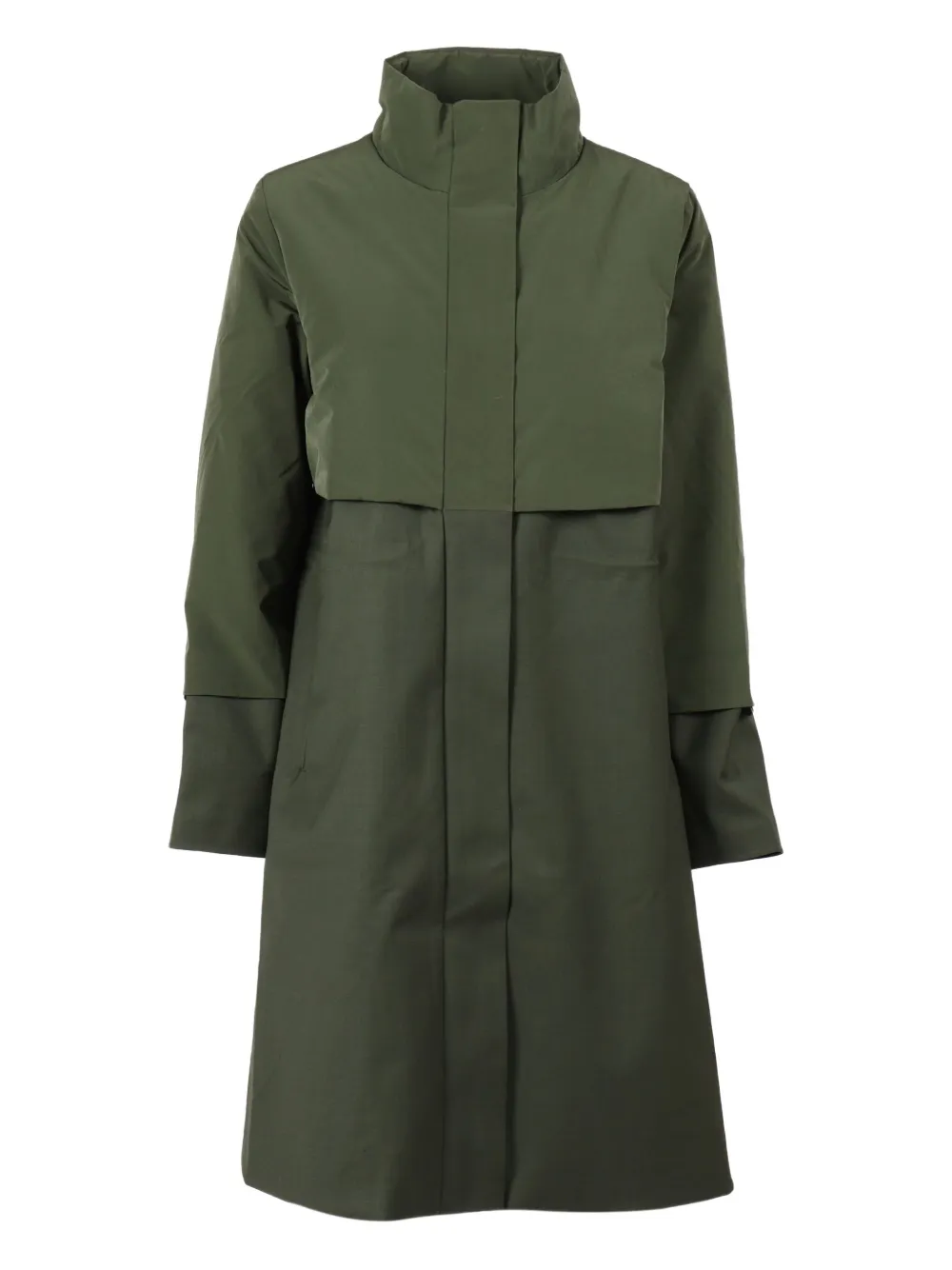 K-Way Ella zip-up coat | Green | Image 1