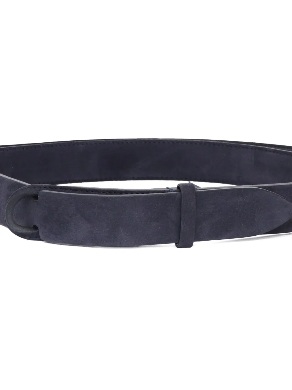 Orciani Leren riem Blauw