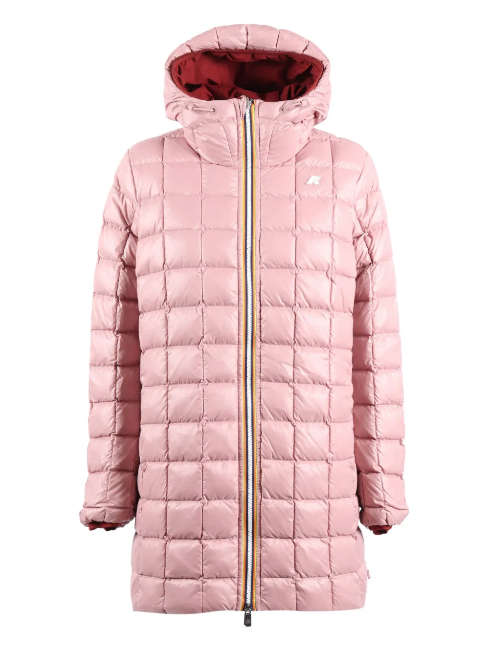 K-Way Sophie hooded reversible parka - ピンク K-Way Sophie hooded reversible parka - ピンク