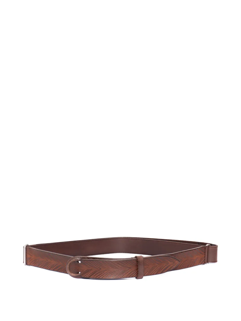 Orciani textured leather belt | Brown | Image 1