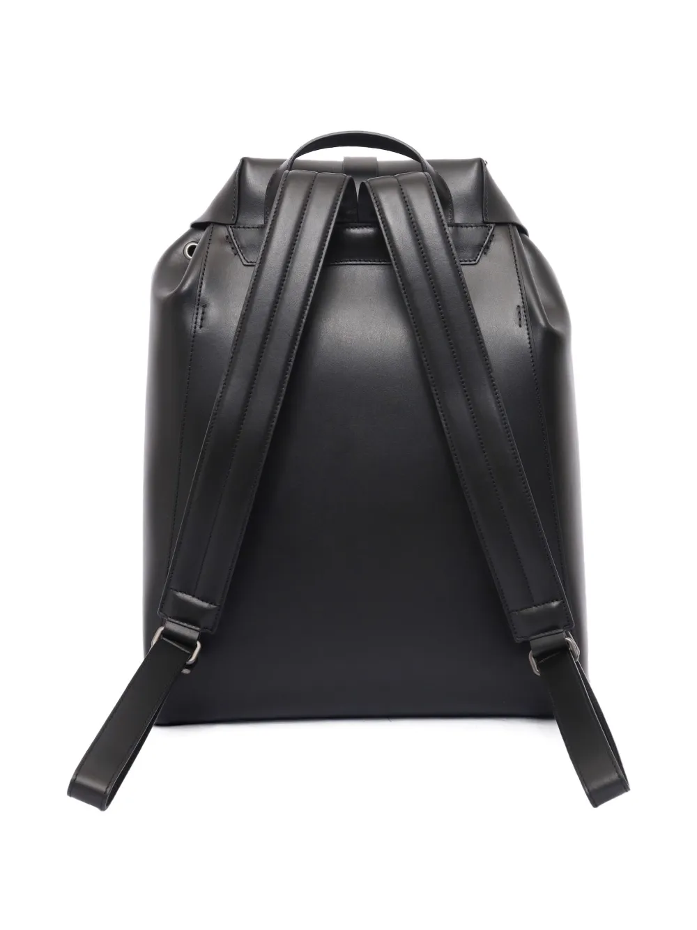 Orciani Alba Leather Backpack In Black