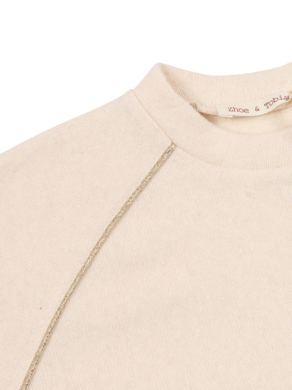 Zhoe & Tobiah Seam-detail Sweatshirt In Neutral