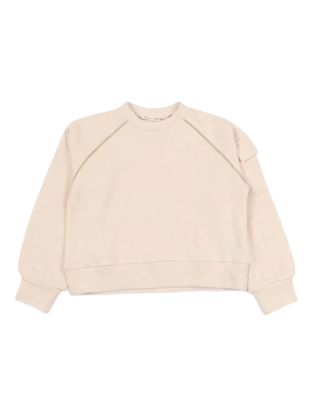 Zhoe & Tobiah seam-detail sweatshirt | Neutrals | Image 1