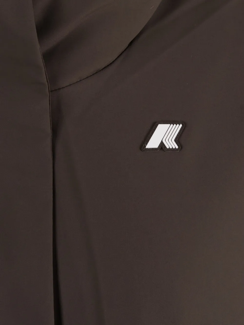 K-way High-neck Padded Jacket In Brown