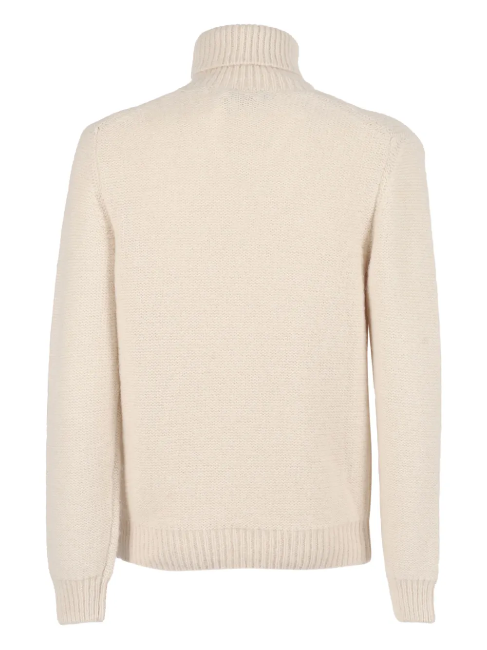 K-way Cable-knit Turtleneck Sweater In Neutral