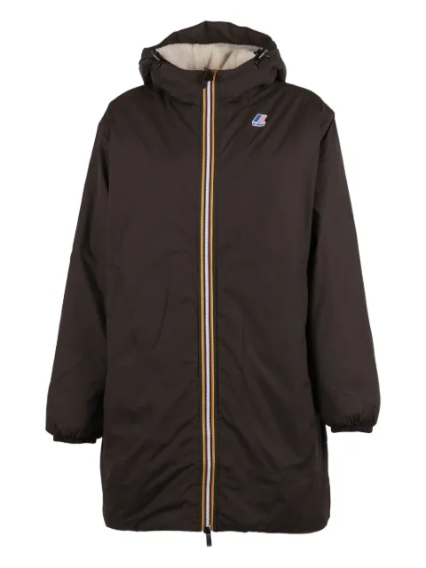 K-Way zip-fastening hooded jacket