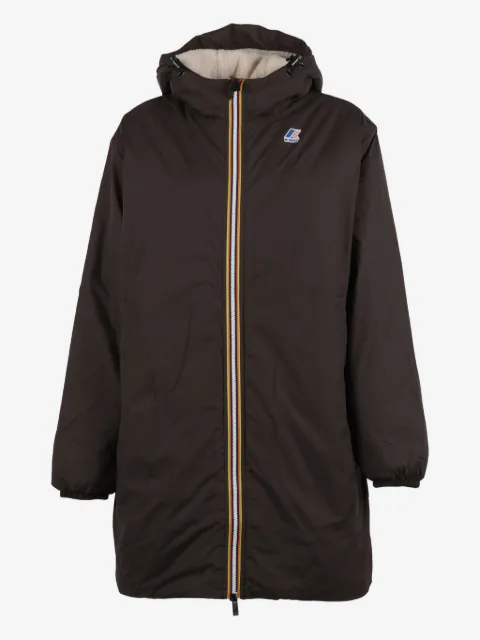 K-Way zip-fastening hooded jacket
