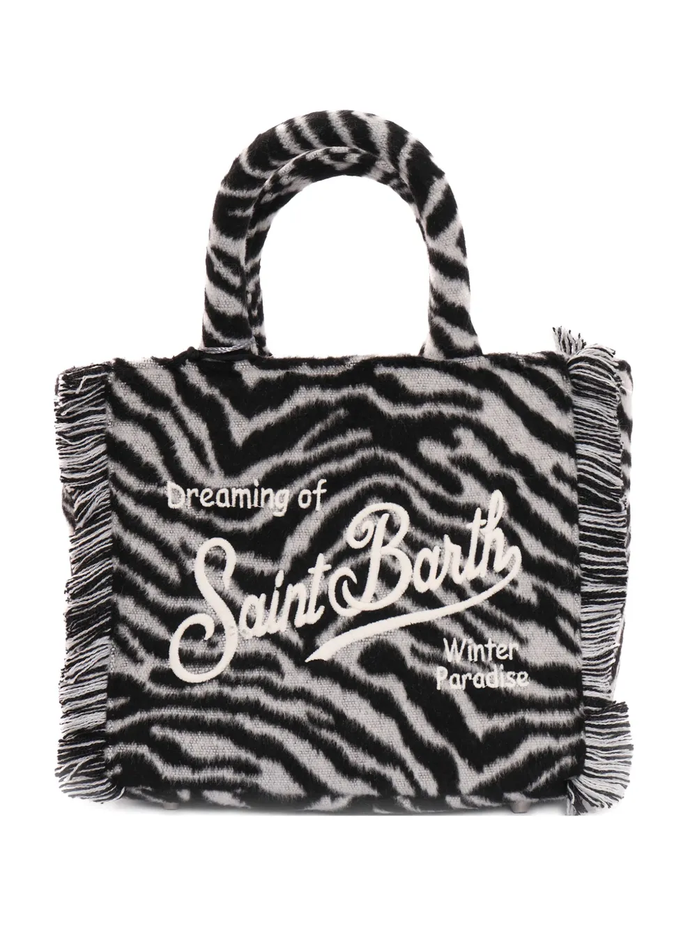 MC2 Saint Barth Kids tote corto Zebra | negro | Image 1