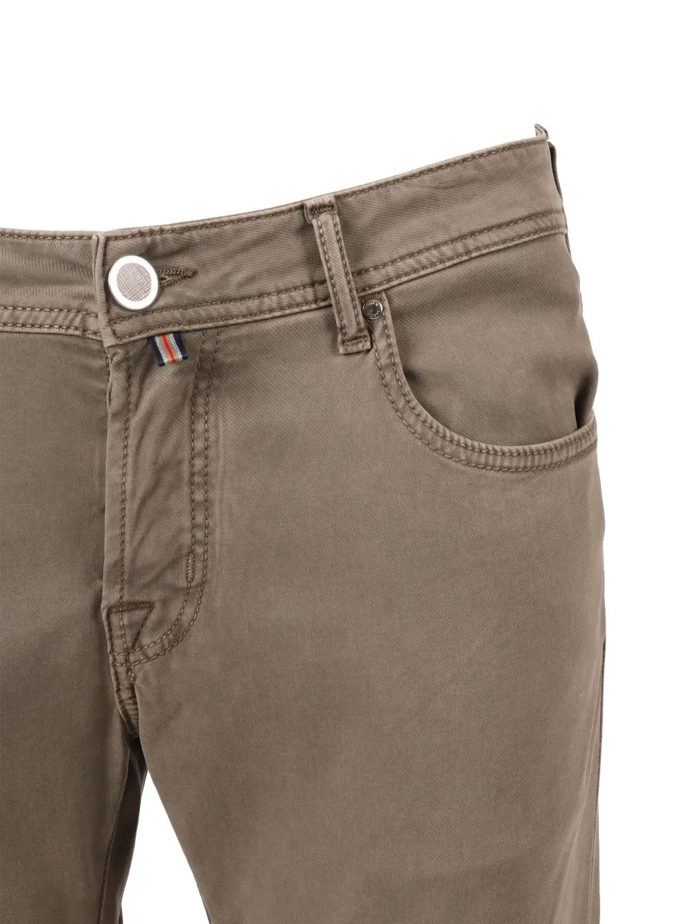 Jacob Cohën Nick jeans met vijf zakken Beige