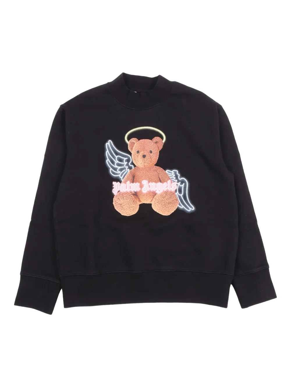 Palm Angels Kids Bear Angel crew-neck sweatshirt | Black | Image 1