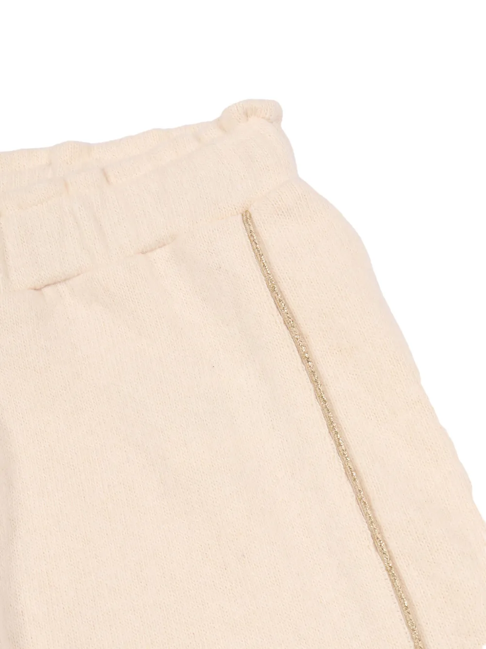 Zhoe & Tobiah Elasticated-waist Pants In Neutral