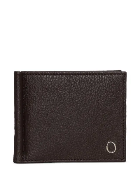 Orciani hammered-leather wallet