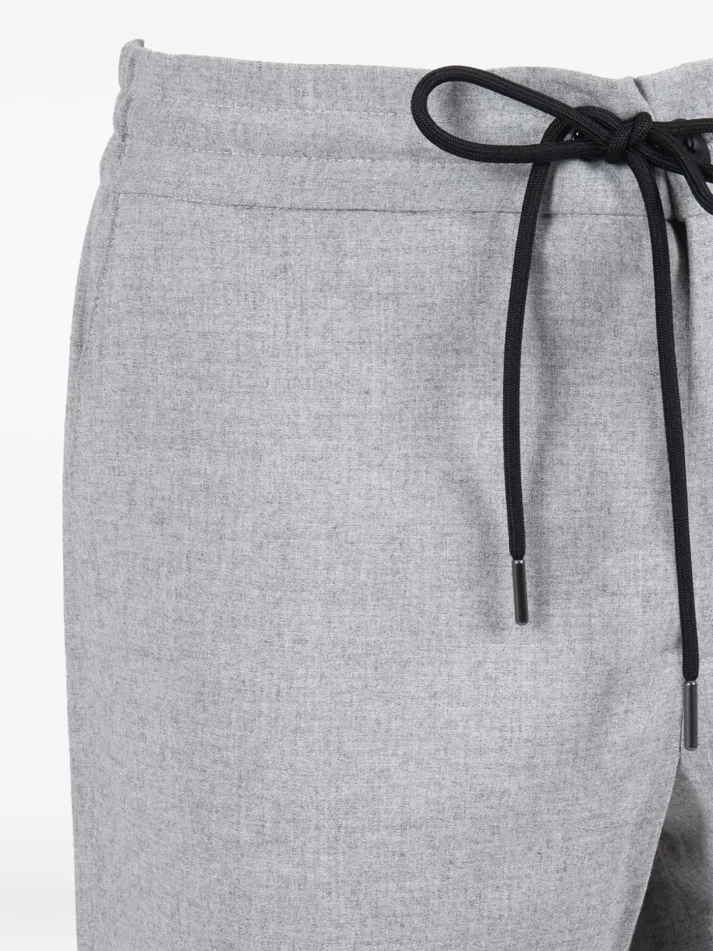 Tombolini Tapered Fit Running Pants With Textured Fabric In Gray