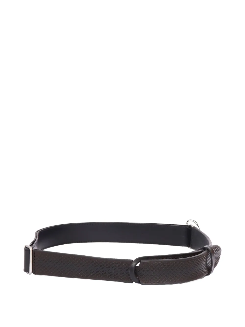 Orciani textured belt - Bruin