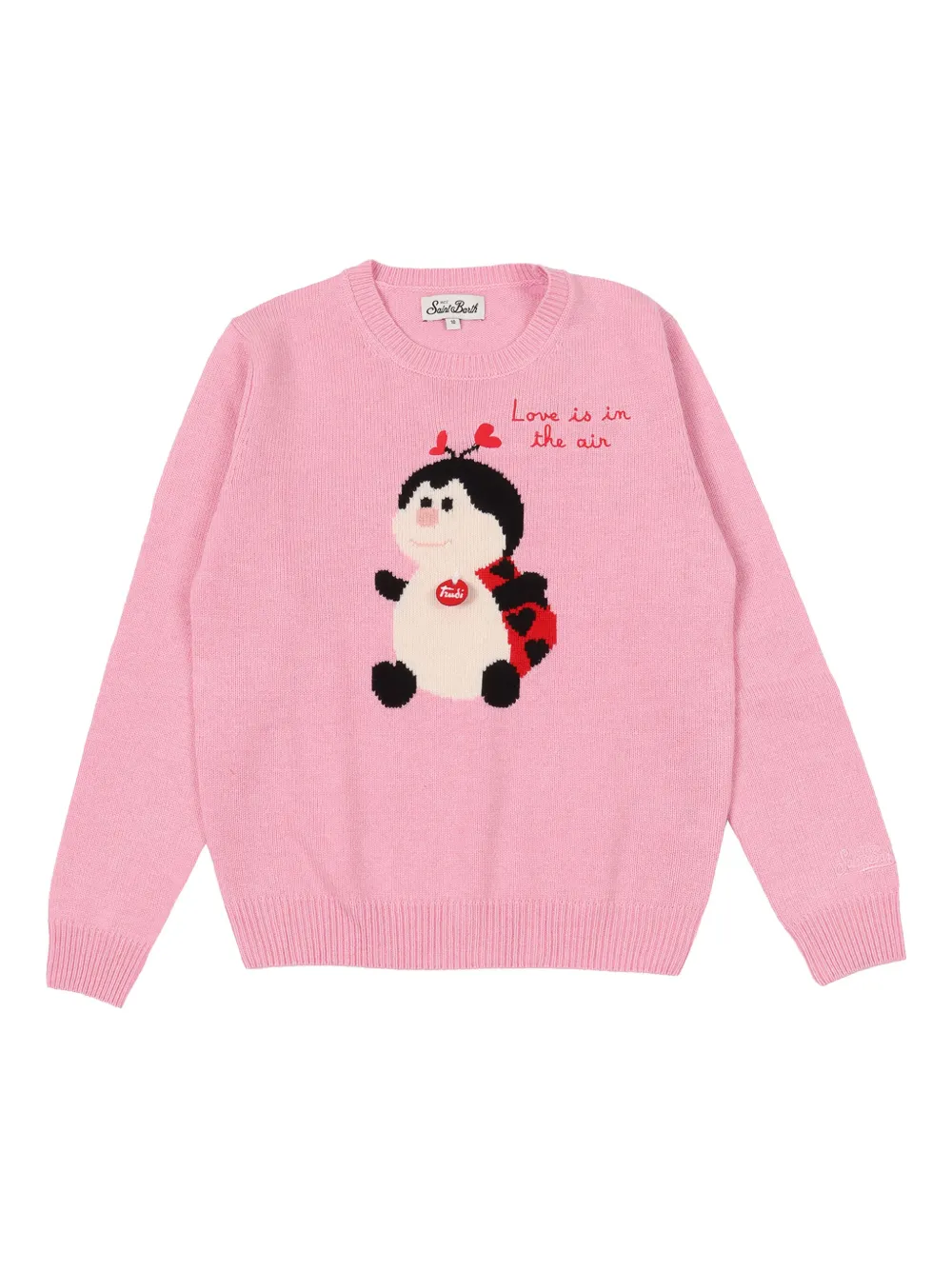 MC2 Saint Barth Kids Ladybug Princess Trudi セーター - ピンク MC2 Saint Barth Kids Ladybug Princess Trudi セーター - ピンク