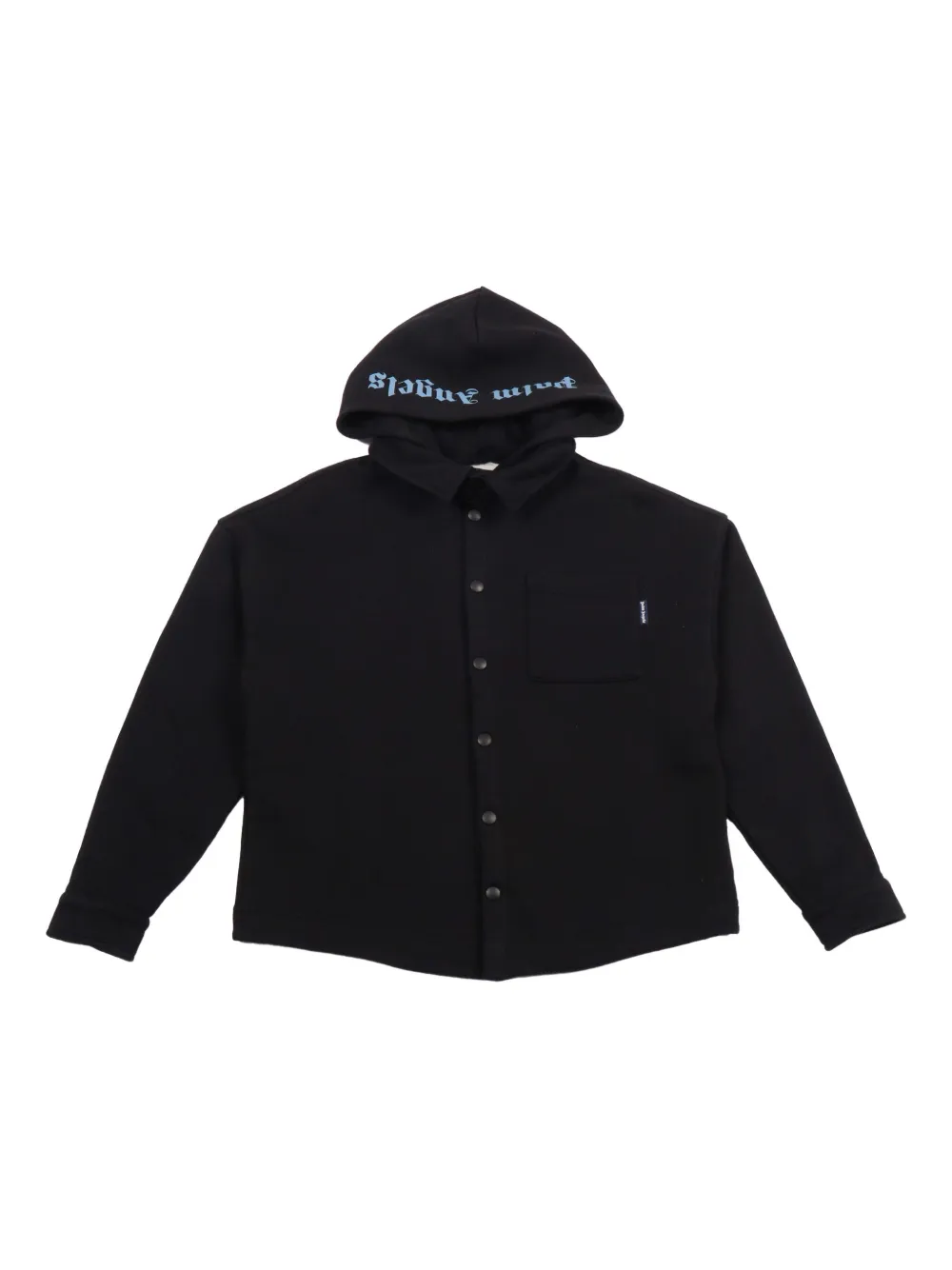 Palm Angels Kids hooded shirt | Black | Image 1