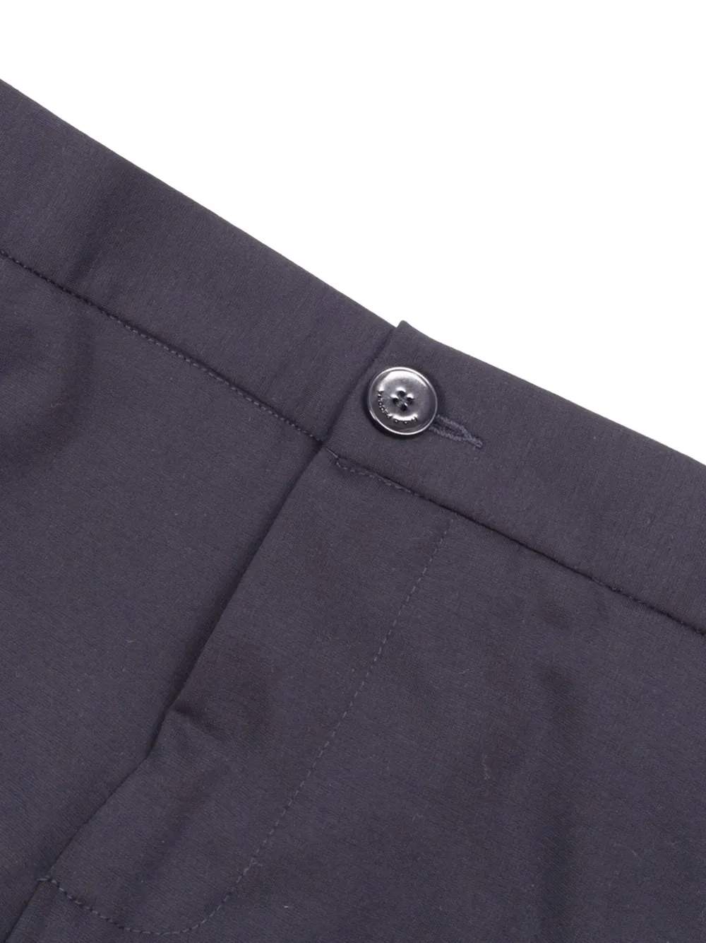 Paolo Pecora Button-fastening Casual Trousers In Black