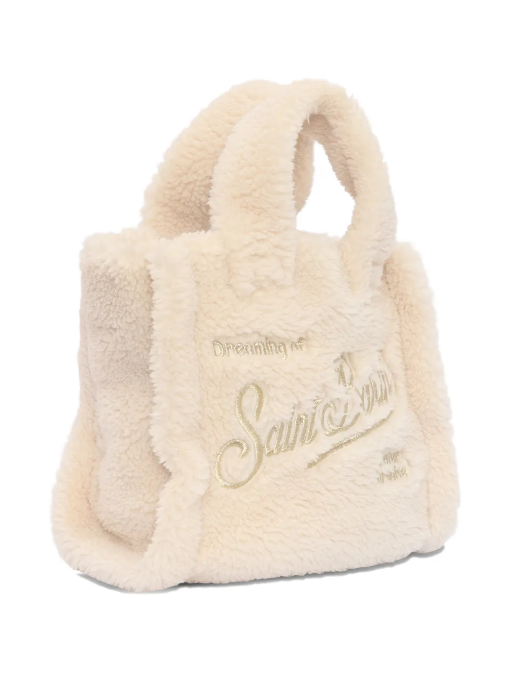 MC2 Saint Barth Kids mini Vanity teddy bag - Beige