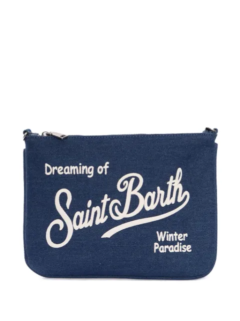 MC2 Saint Barth Kids denim embroidered crossbody bag