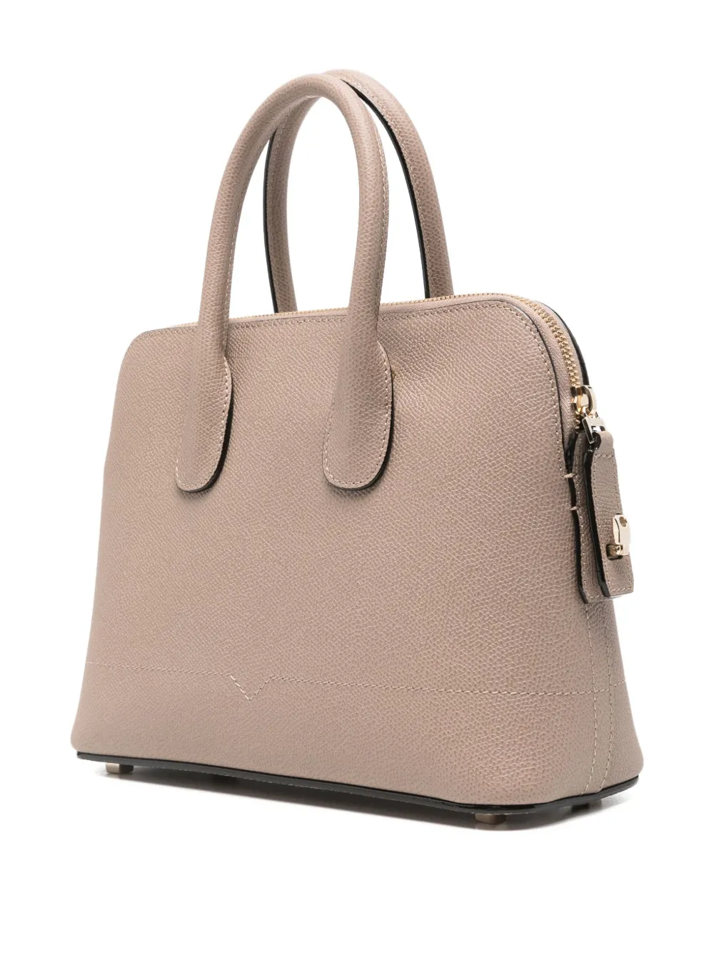 Valextra Top Handle Tote Bag In Neutral