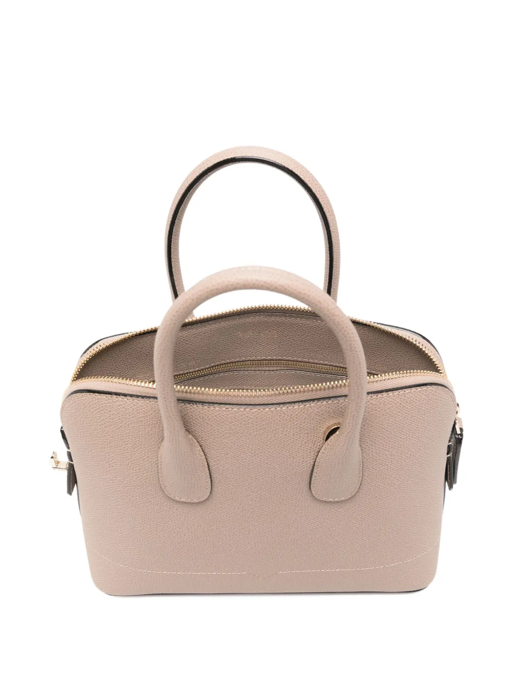 Valextra Top Handle Tote Bag In Neutral