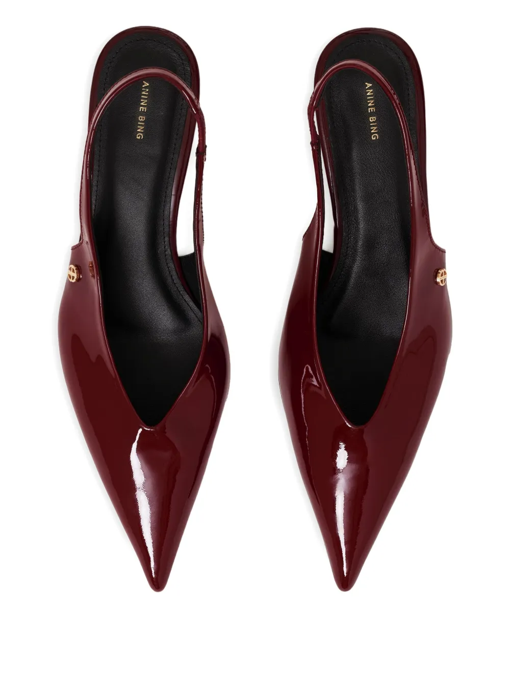 ANINE BING 50 mm Hilda pumps Rood