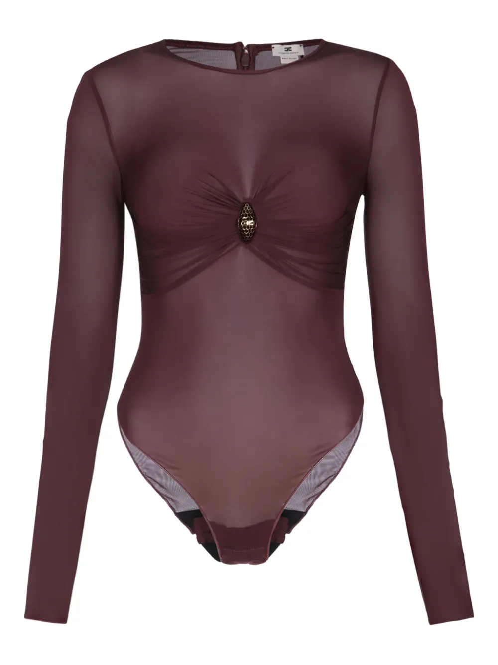 Elisabetta Franchi body con detalles de cristal | morado | Image 1