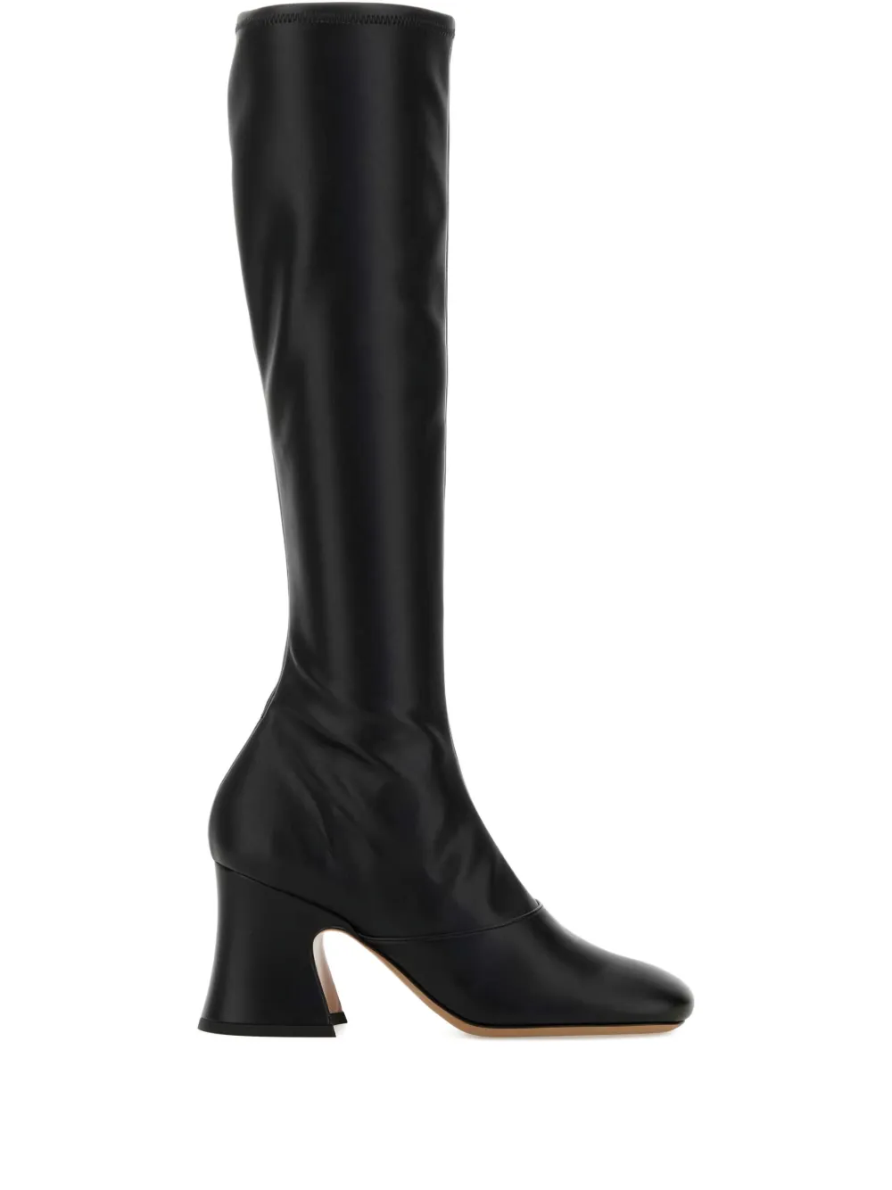 Chloé 8mm Janis Block-heel Knee-high Boots In Black