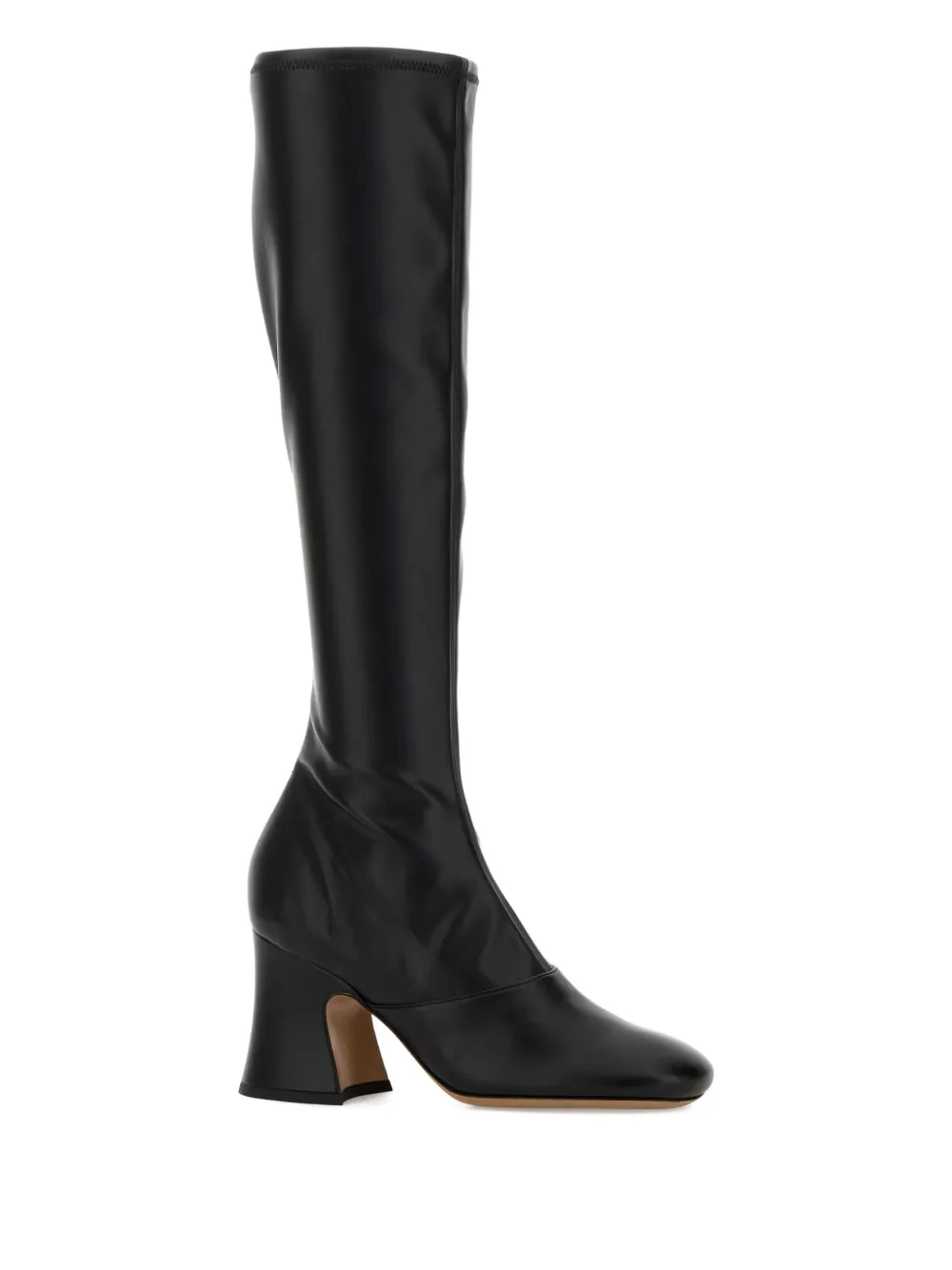 Chloé 8mm Janis Block-heel Knee-high Boots In Black