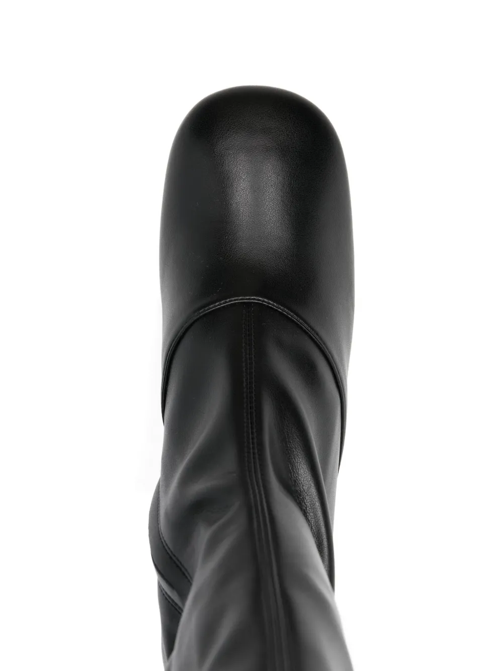 Chloé 80 mm Janis knielaarzen met blokhak Zwart