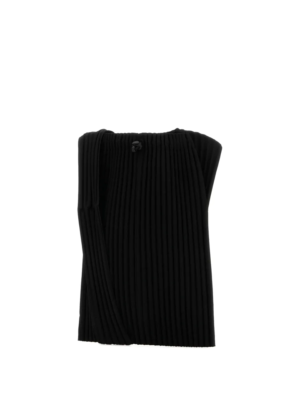Homme Plissé Issey Miyake pleated tote bag - ブラック Homme Plissé Issey Miyake pleated tote bag - ブラック