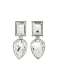 Alexander McQueen crystal-embellished earrings - Silver