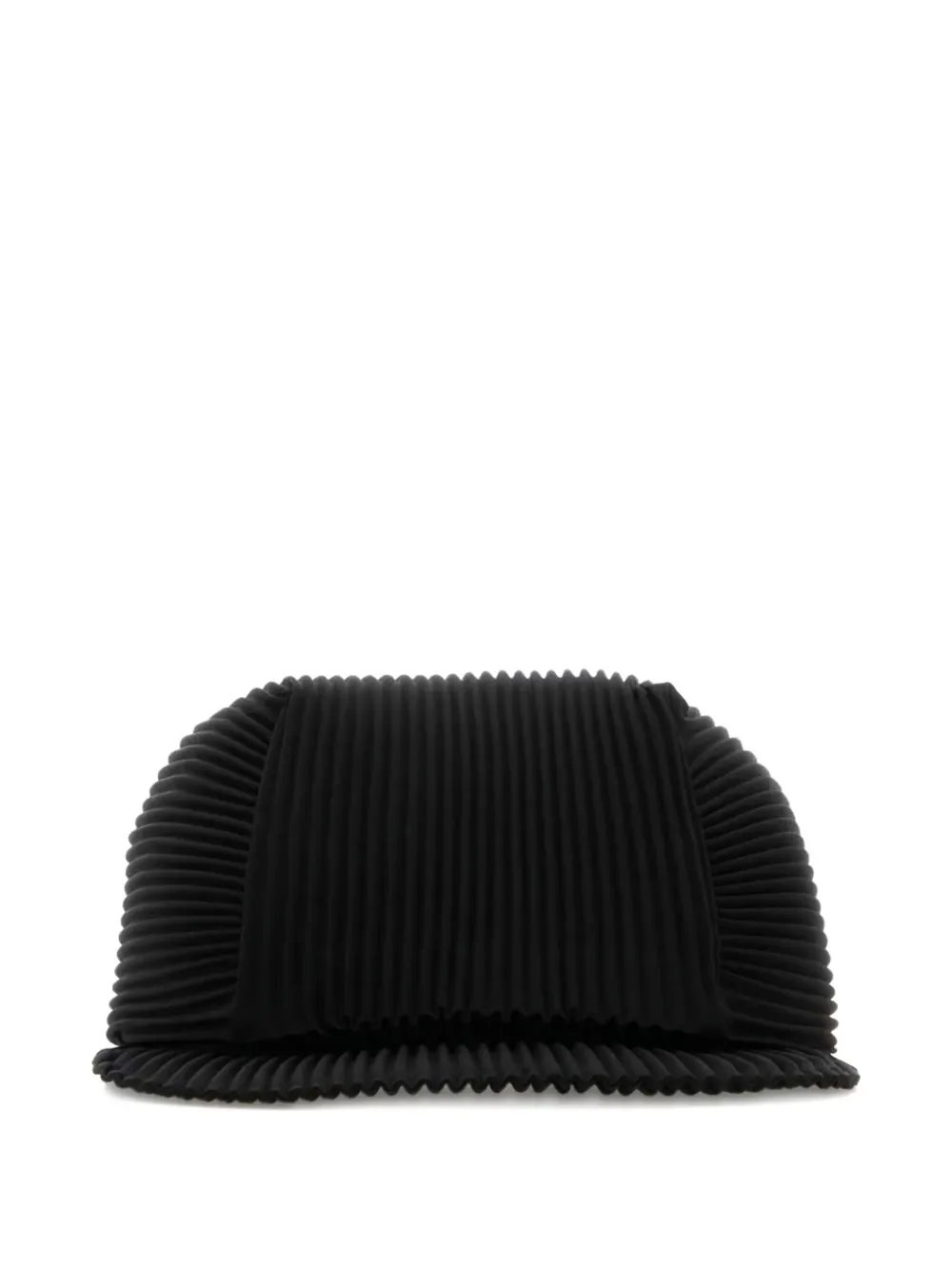 Issey Miyake Homme Plissé  Black Polyester Baseball Cap In Black