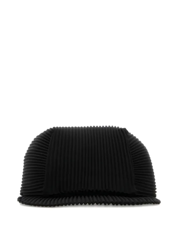 Homme Plissé Issey Miyake プリーツキャップ | ブラック | FARFETCH JP