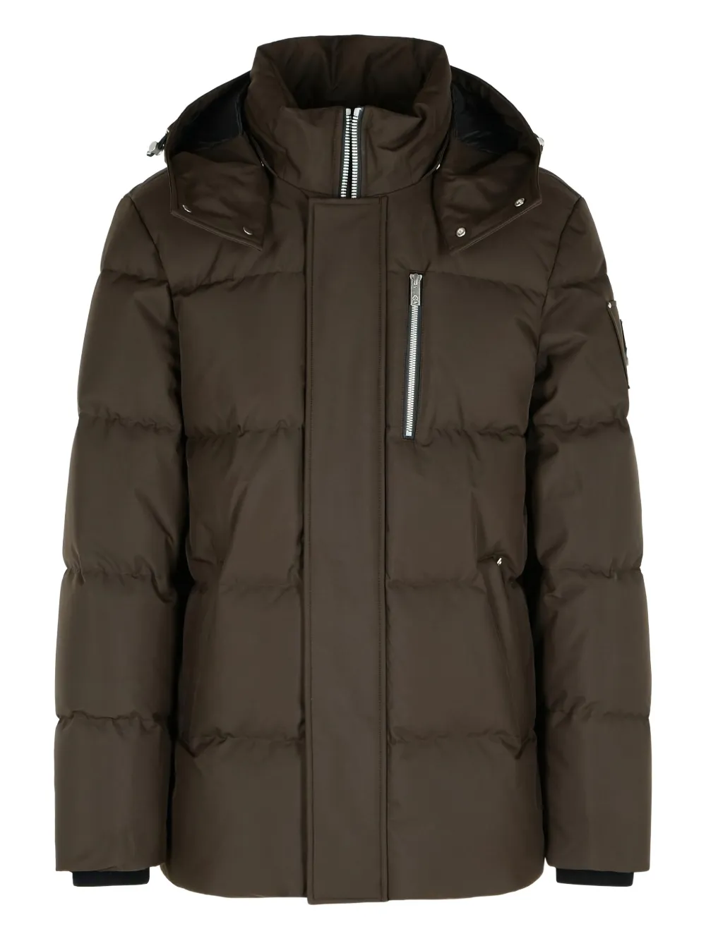 Moose Knuckles Cloud Quilted Coat In Brown