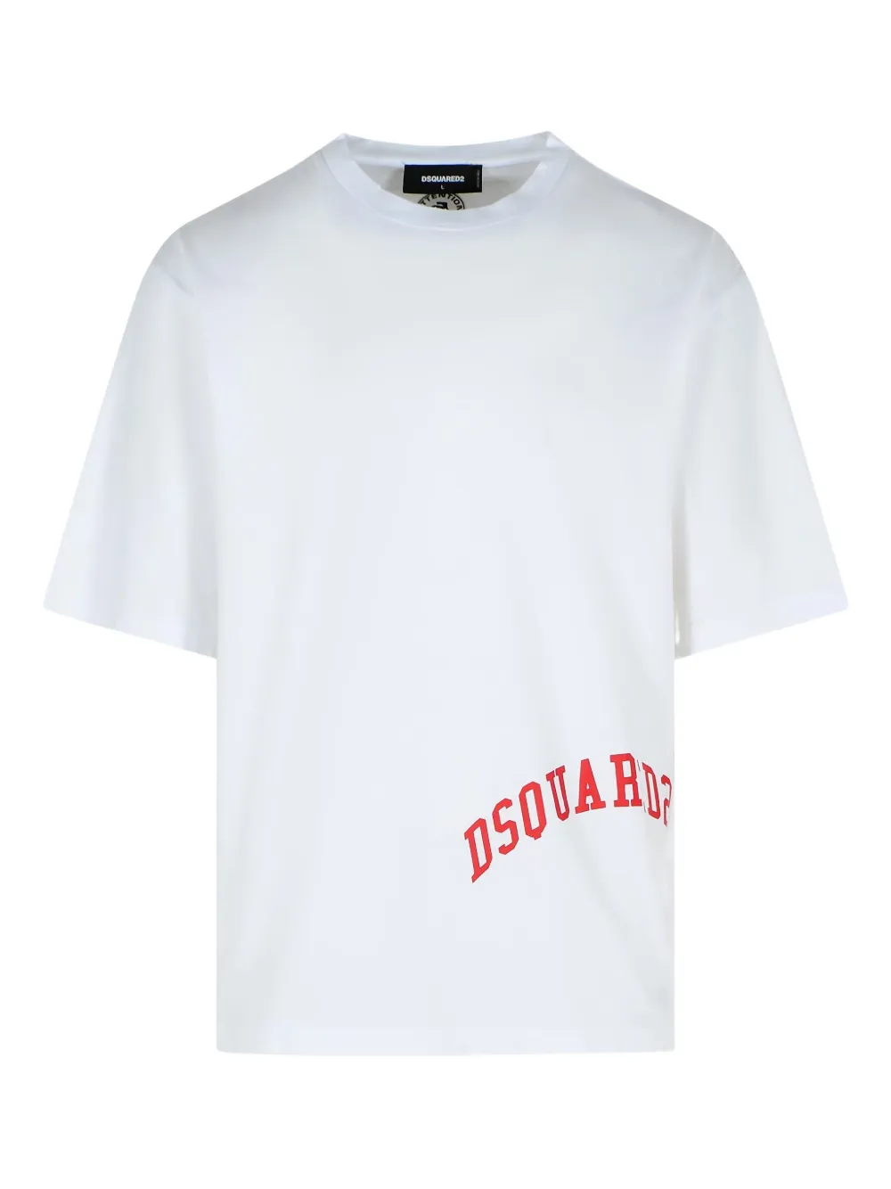 DSQUARED2 logo-print crew-neck T-shirt | White | Image 1