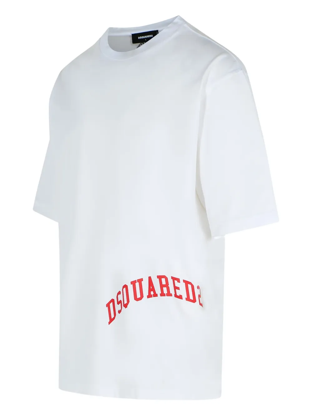 DSQUARED2 T-shirt met logoprint met ronde hals Wit