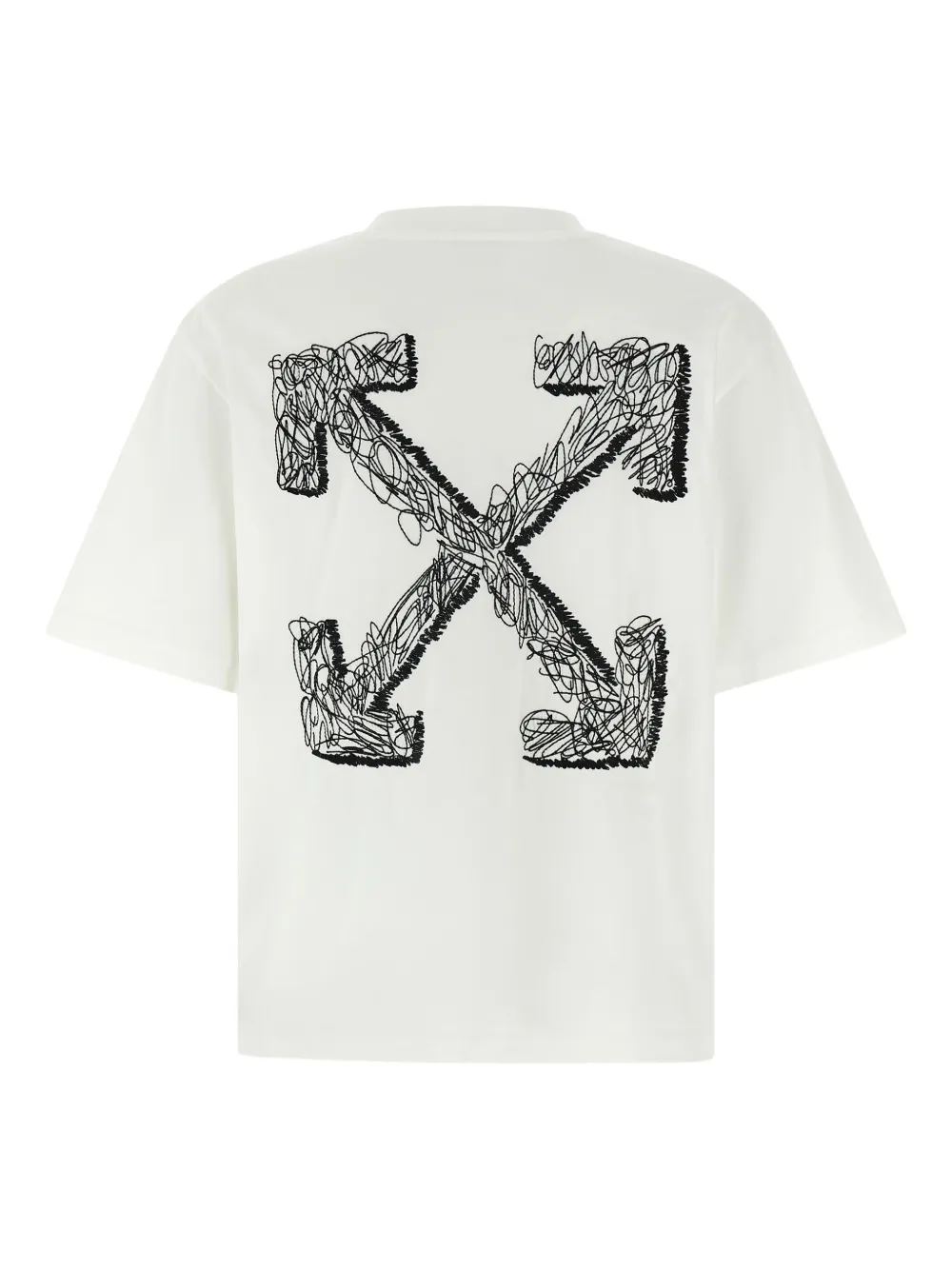 Off-White T-shirt met logoprint - Wit