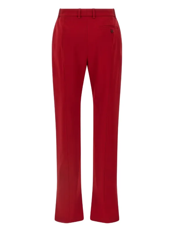 alexander mcqueen フレアパンツ Alexander McQueen フレアパンツ | レッド | FARFETCH JP
